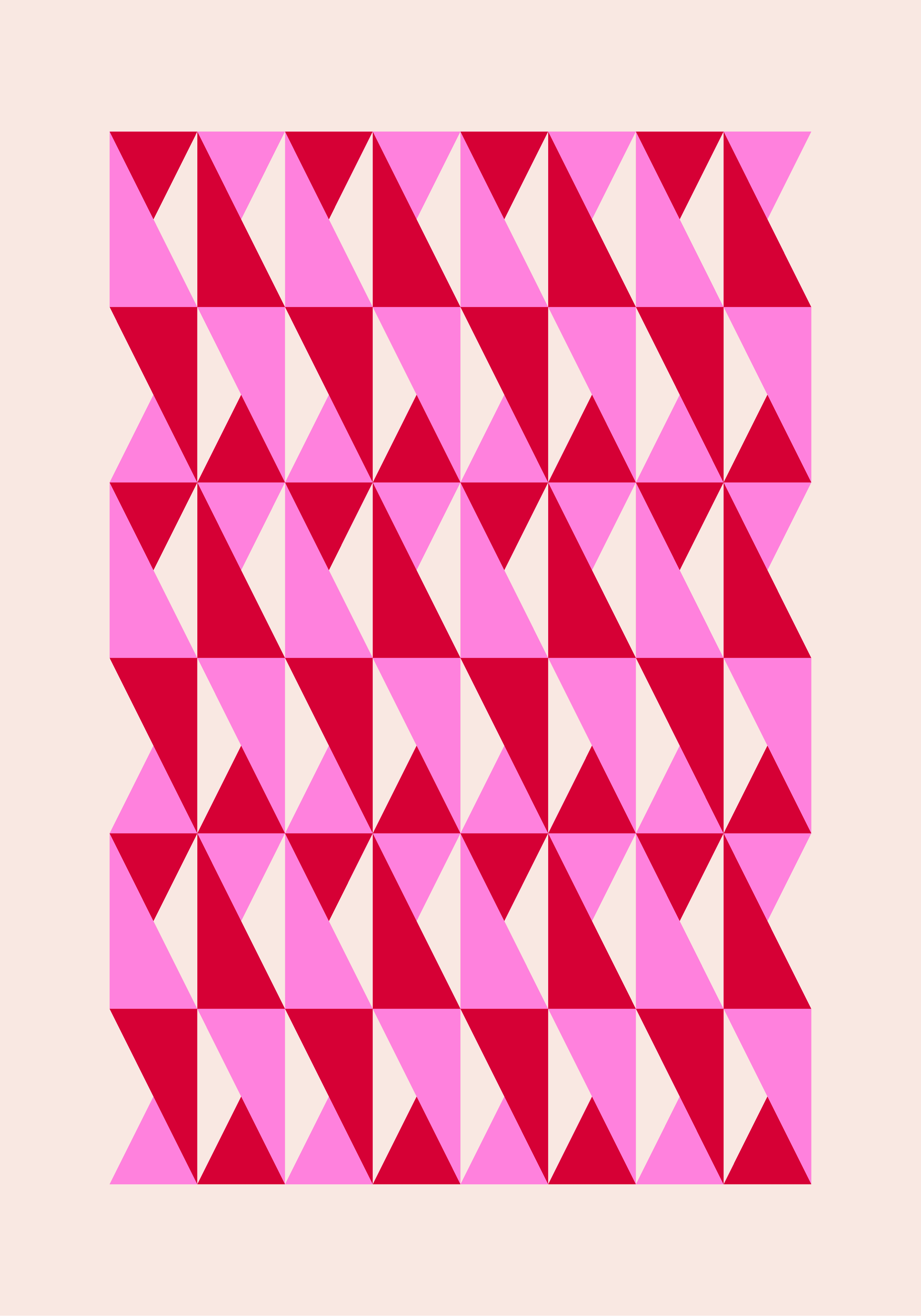 Slice and Fold (Red and Pink)