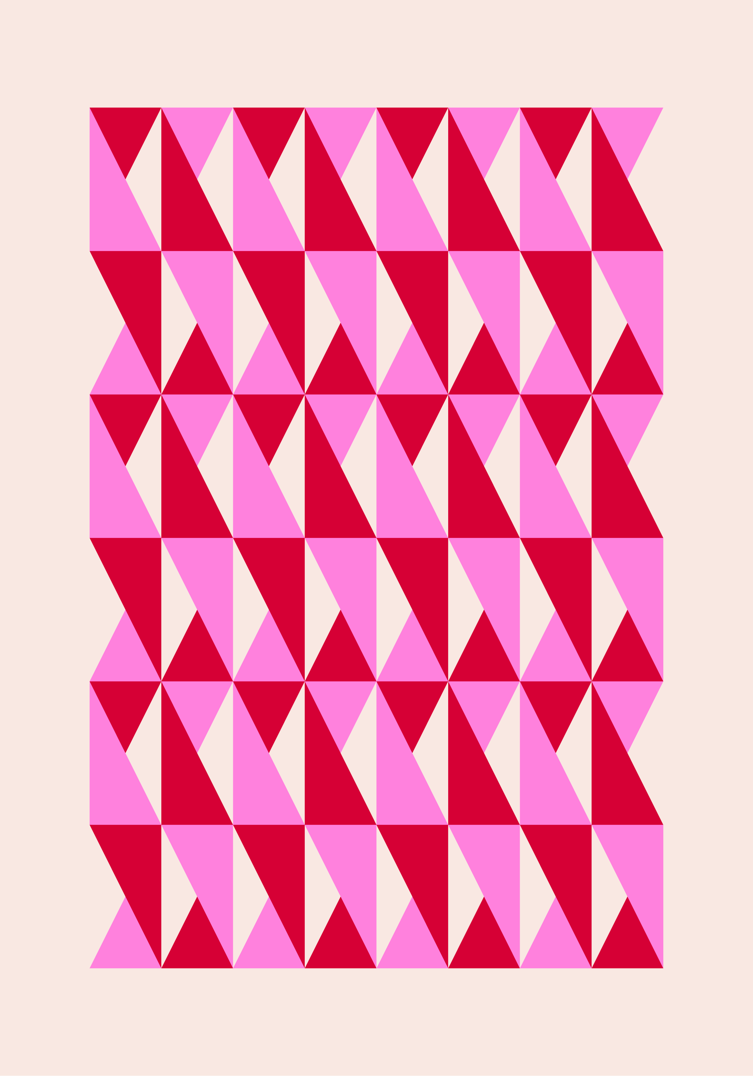 Slice and Fold (Red and Pink)